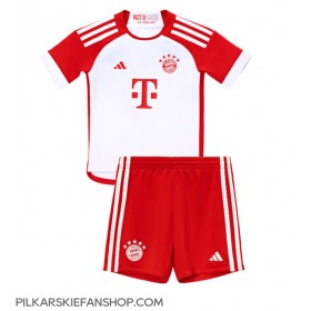 Koszulka piłkarska Bayern Munich Jamal Musiala #42 Strój Domowy dla dzieci 2023-24 tanio Krótki Rękaw (+ Krótkie spodenki)